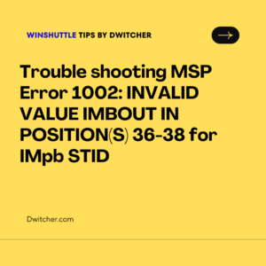 Read more about the article  MailStream Plus error 1002: INVALID VALUE IMBOUT IN POSITION(S) 36-38