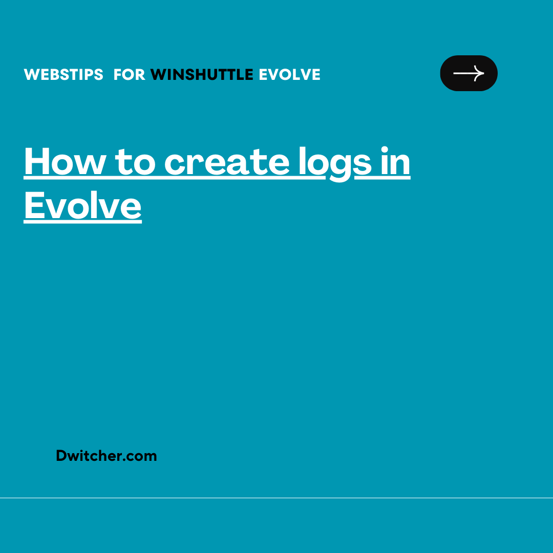 You are currently viewing Creating logs in Evolve